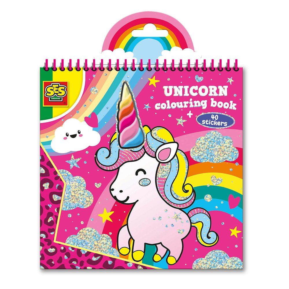 SES Creative Unicorn Colouring Book