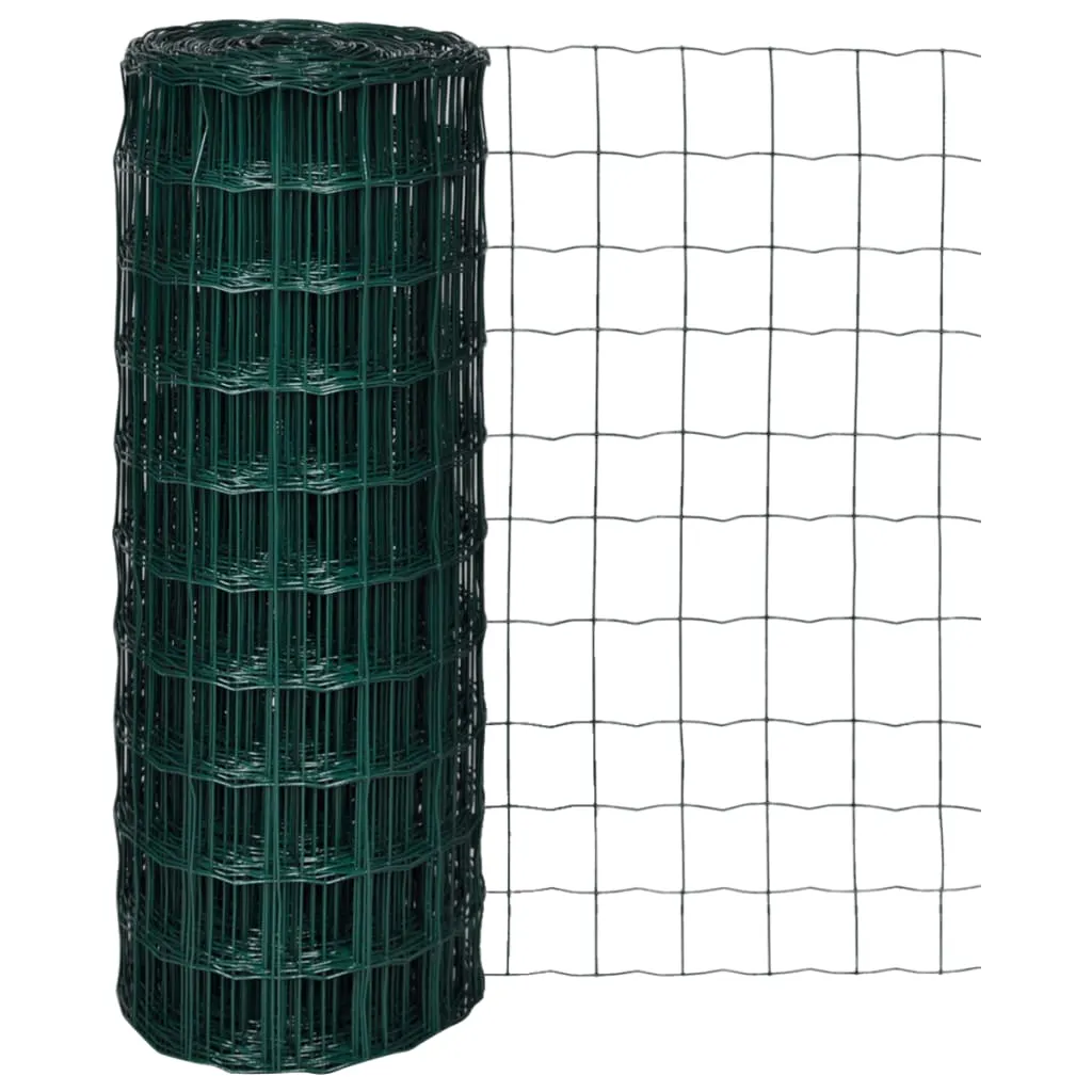 Euro Fence Steel 10x1.0 m Green 140573 Euro Fence Steel 10x1.0 m Green 140573