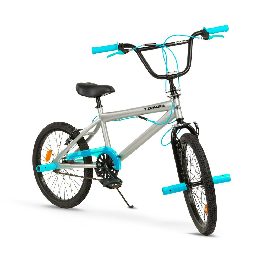 Toimsa Bmx Bicycle - Silver And Blue 20"