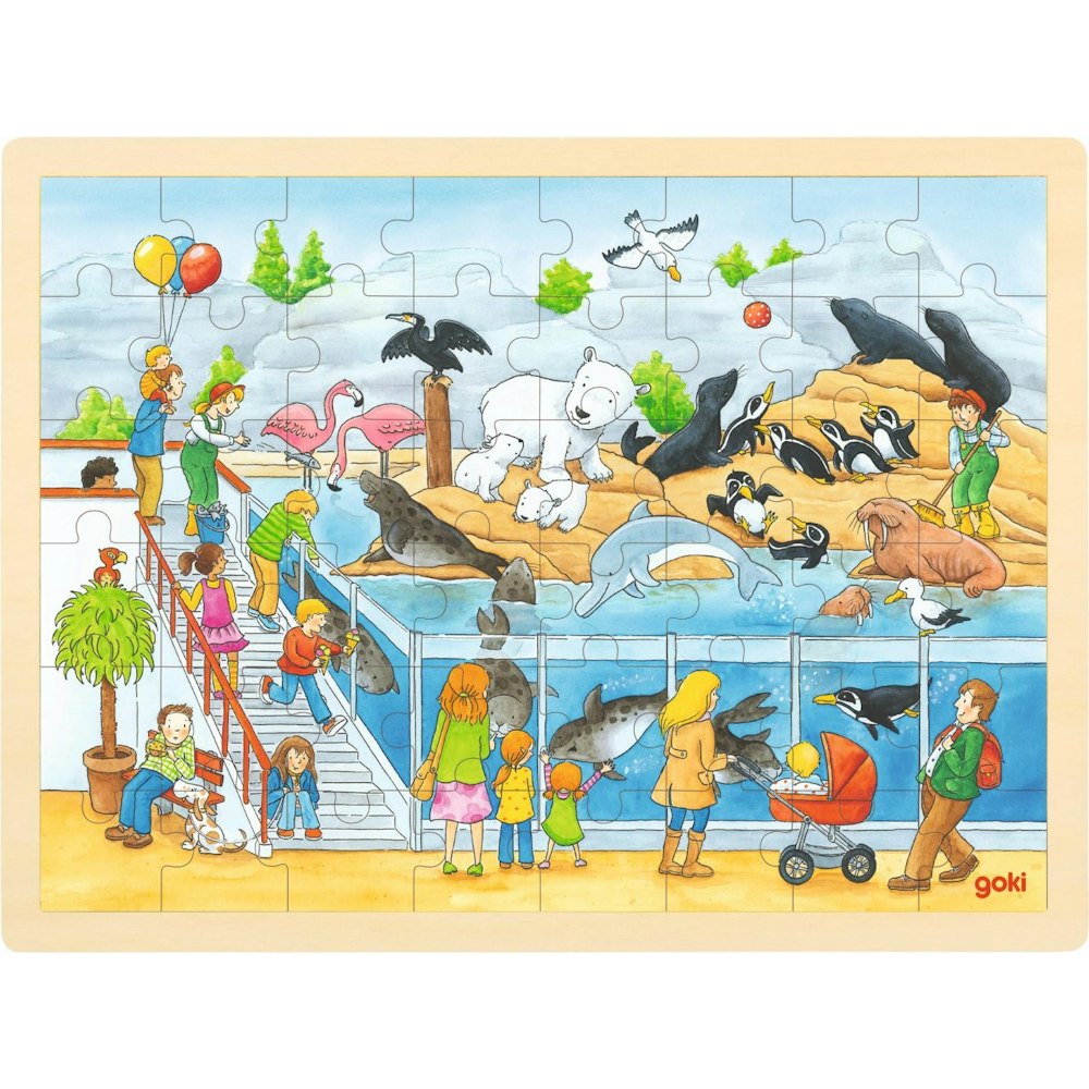 Goki Puzzle Visit At The Zoo