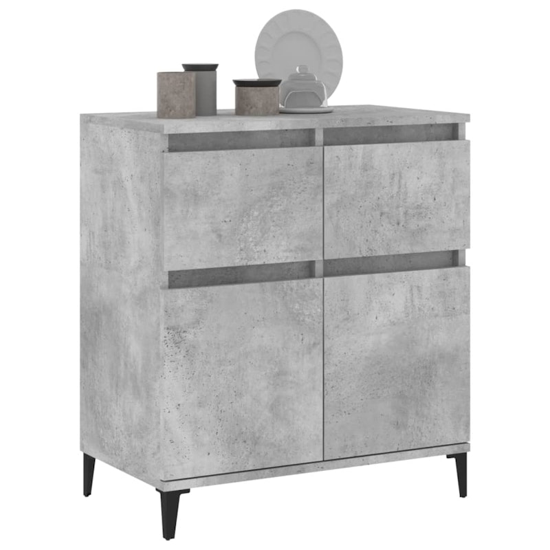 NNEVL Sideboard Concrete Grey 60x35x70 cm Engineered Wood image number null