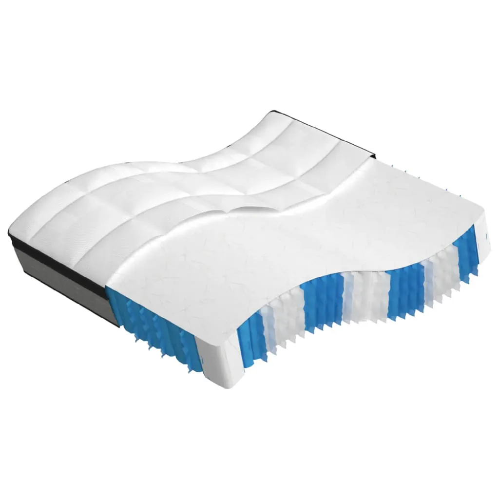 Pocket Spring Mattress Medium Firm 183x203 cm King Size 3206446 Pocket Spring Mattress Medium Firm 183x203 cm King Size 3206446