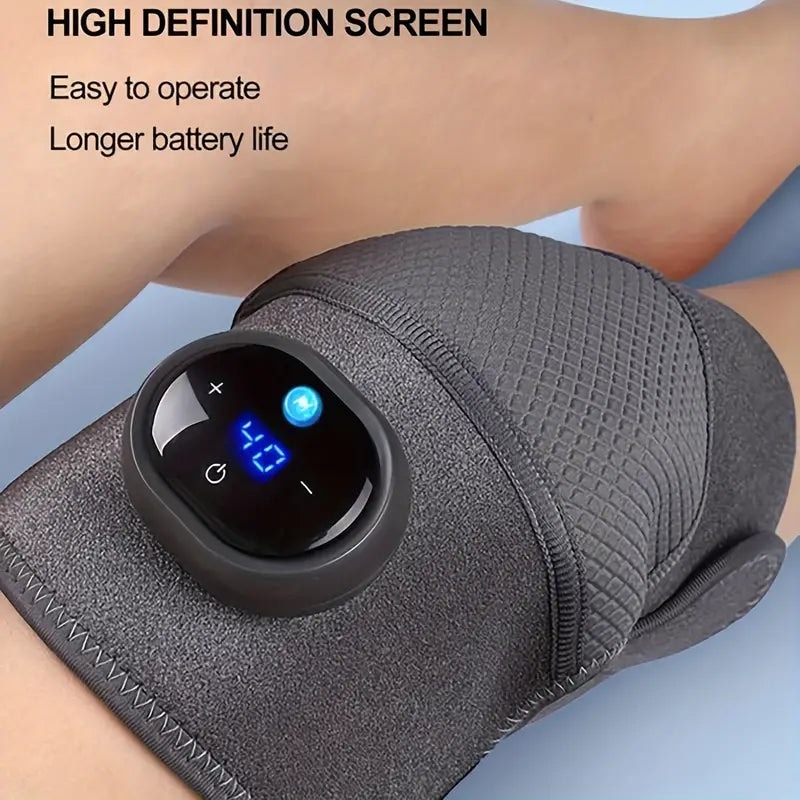 NNETM Vibration Heating Knee Massager - Electric Self-Heating Physiotherapy Instrument image number null