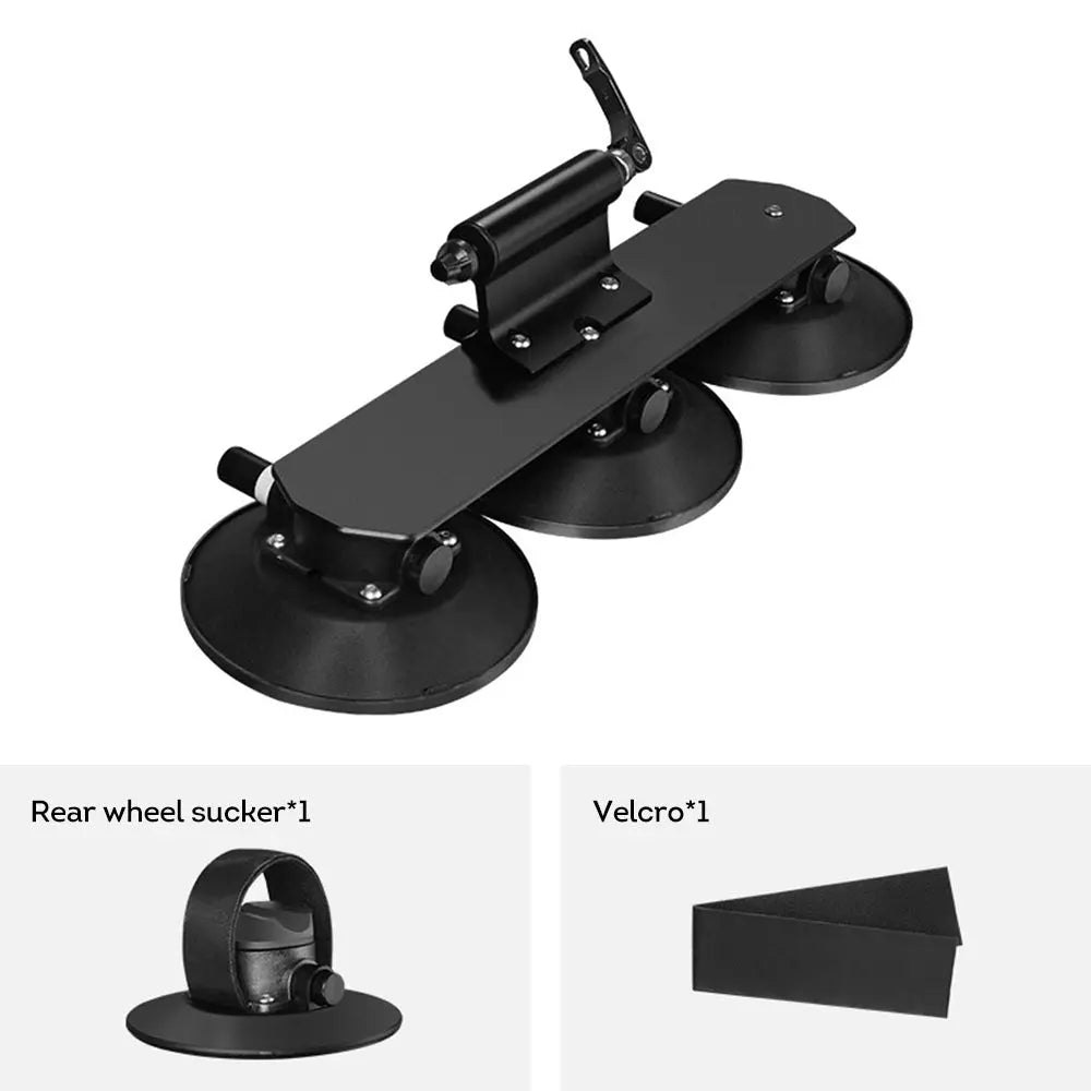 AKEZ Quick Installation Bike Carrier for 1 Bicycle Bike Suction Cup Roof Rack - Black