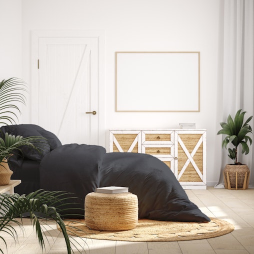 Royal Comfort 1000 Thread Count Bamboo Cotton Sheet and Quilt Cover Complete Set - Queen - Charcoal Royal Comfort 1000 Thread Count Bamboo Cotton Sheet and Quilt Cover Complete Set - Queen - Charcoal