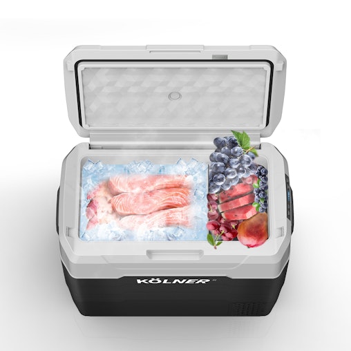 Kolner 50L Portable Fridge Cooler Freezer Refrigerator w/ Trolley Kolner 50L Portable Fridge Cooler Freezer Refrigerator w/ Trolley