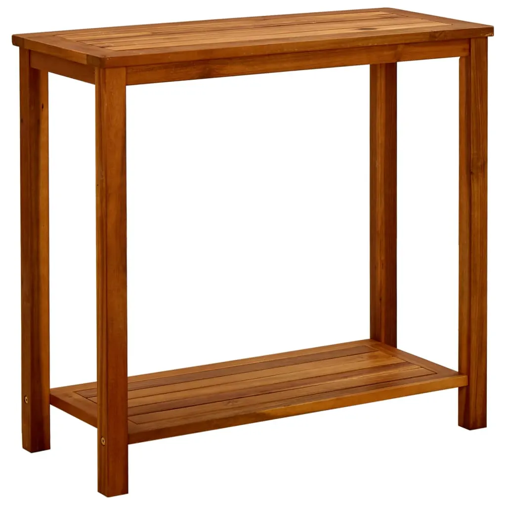 Garden Console Table 80x35x75 cm Solid Acacia Wood 316405 Garden Console Table 80x35x75 cm Solid Acacia Wood 316405