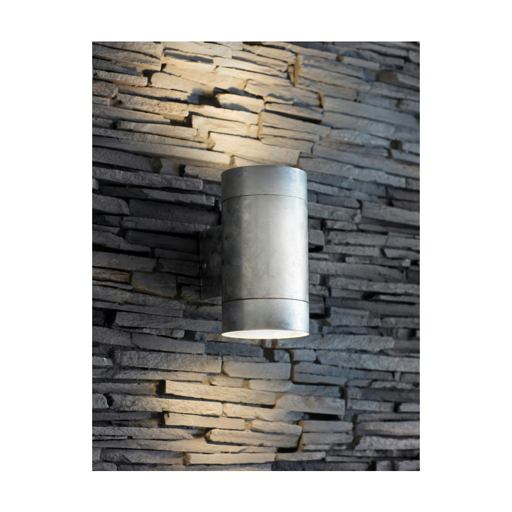 Garden Trading St Ives Up & Down Light Large - Galvanised Steel