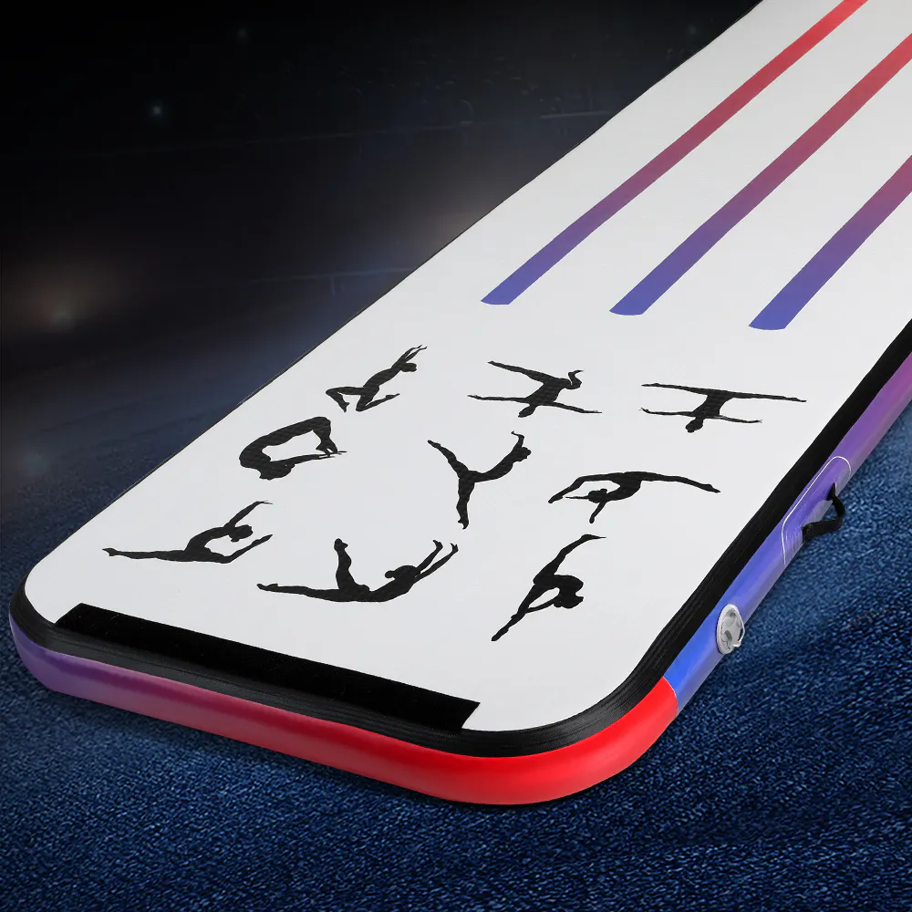Everfit 3M Air Track Gymnastics Tumbling Mat Purple