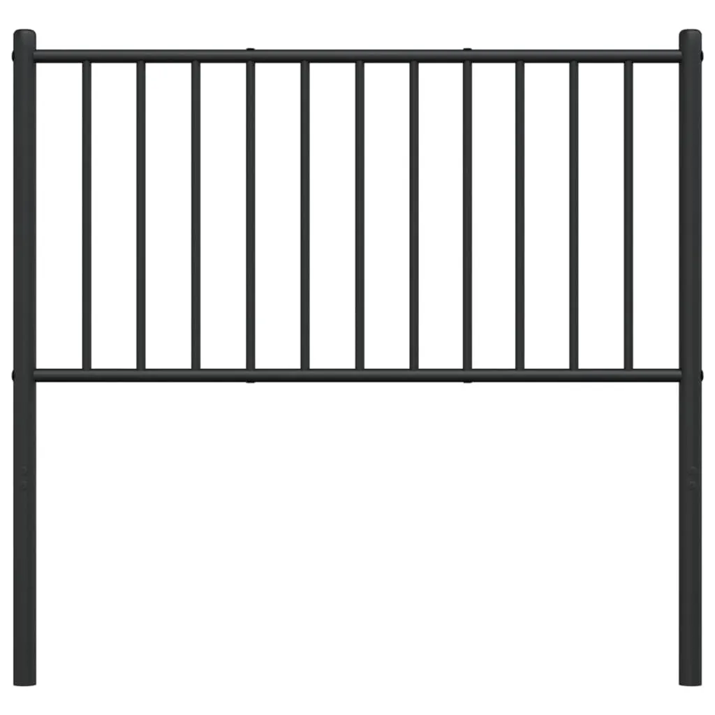 Metal Replace Headboard Black 90 cm 350892