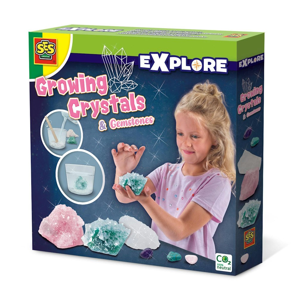 SES Creative Growing Crystals And Gemstones