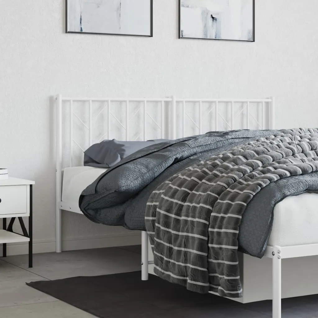 Metal Replace Headboard White 150 cm 374520