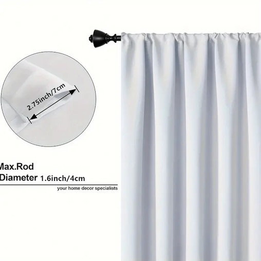 NNETM Snowy Serenity: 2PC Christmas Tree Farm Curtain Set with Snowflake Pattern NNETM Snowy Serenity: 2PC Christmas Tree Farm Curtain Set with Snowflake Pattern