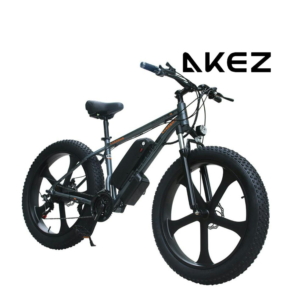 AKEZ 750W 48V Snow eBike 26-Inch Electric Bike Motorized Bicycle