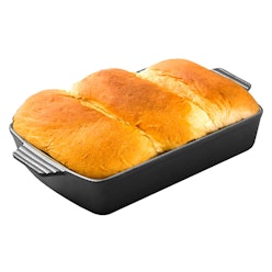 SOGA 38cm Cast Iron Rectangle Bread Cake Baking Dish Lasagna Roasting Pan SOGA 38cm Cast Iron Rectangle Bread Cake Baking Dish Lasagna Roasting Pan