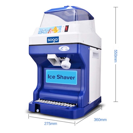 SOGA 2X Ice Shaver Commercial Electric Stainless Steel Ice Crusher Slicer Machine 180KG/h SOGA 2X Ice Shaver Commercial Electric Stainless Steel Ice Crusher Slicer Machine 180KG/h