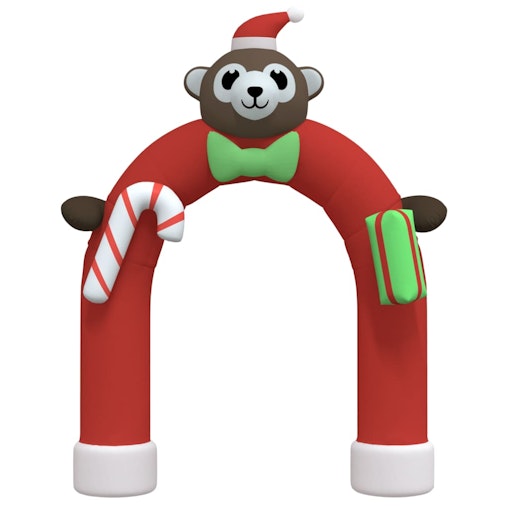 NNEVL Christmas Inflatable Arch Gate LED 380 cm image number null