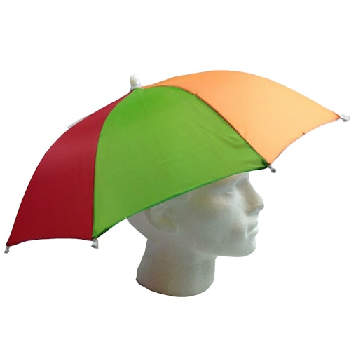 5x RAINBOW UMBRELLA HAT Rain Beach Sun Rain Cap Costume Camping Fishing BULK 5x RAINBOW UMBRELLA HAT Rain Beach Sun Rain Cap Costume Camping Fishing BULK