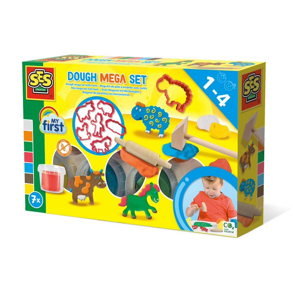 SES Creative My First - Dough Mega Set With Tools