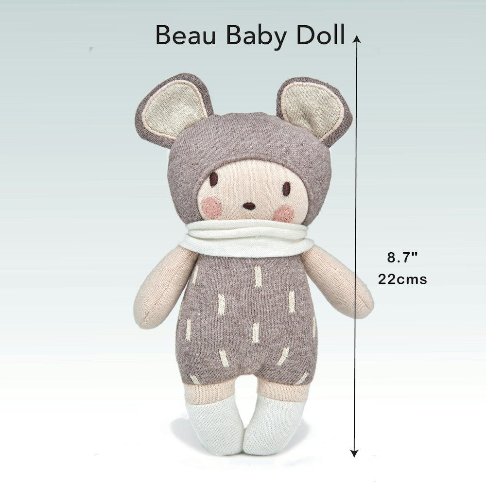 ThreadBear Design Baby Beau Knitted Doll