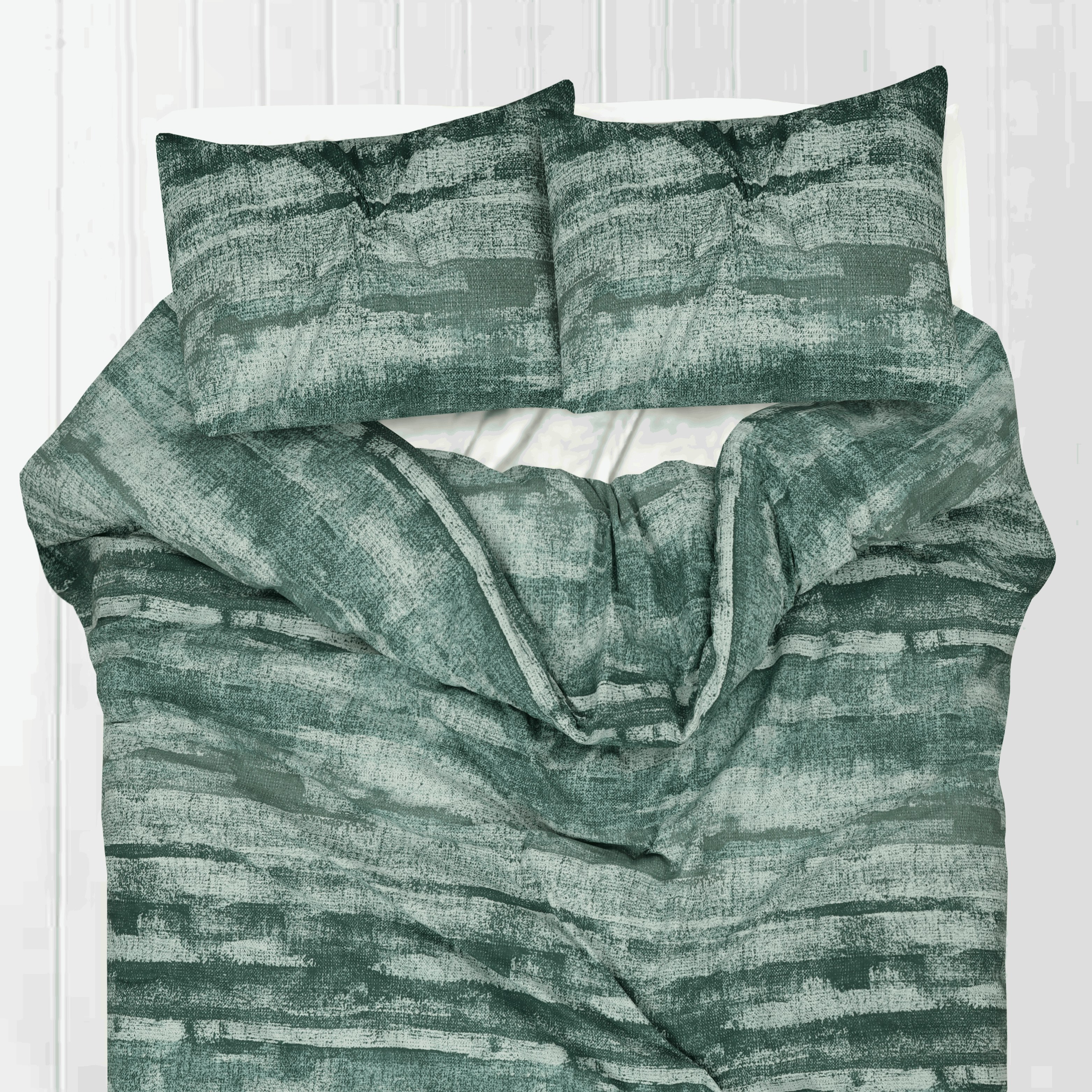 Sage Breeze Quilt Cover Set – Breathable Pure Cotton with Subtle Hues