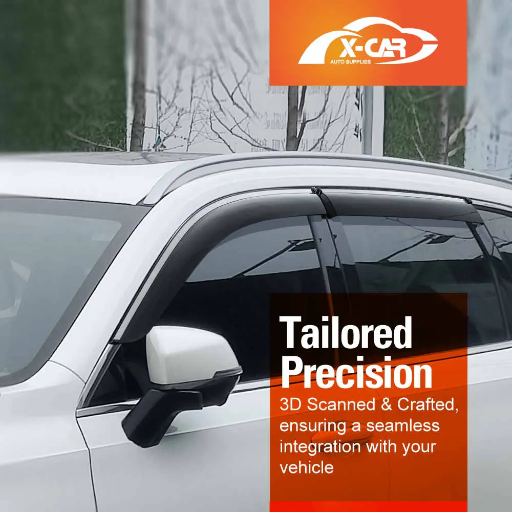 Weathershields for GWM Haval H6GT 2022-Onwards Car Weather Shields Wind Deflectors Window Sun Visor Set of 4