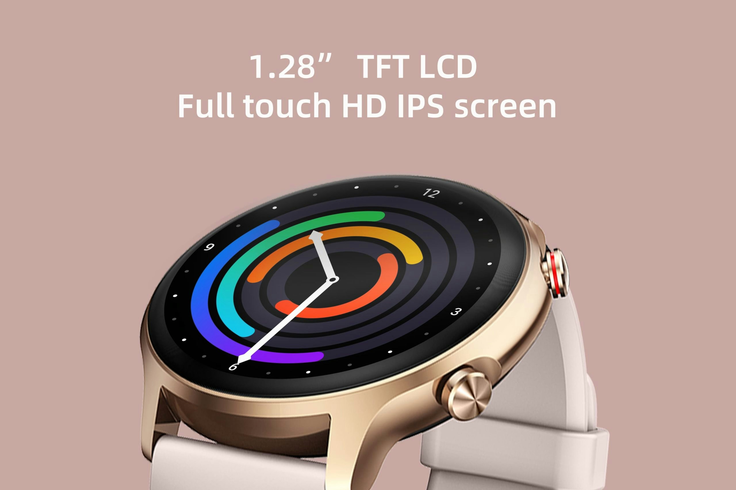 Kogan Pulse+ II Smart Watch (Rose Gold)