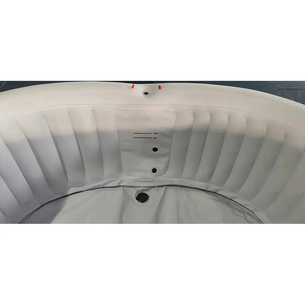 MASON TAYLOR Outdoor 2 Adults Hot Tub 800L 42 degrees Celsius Max. Temperature - Black&White