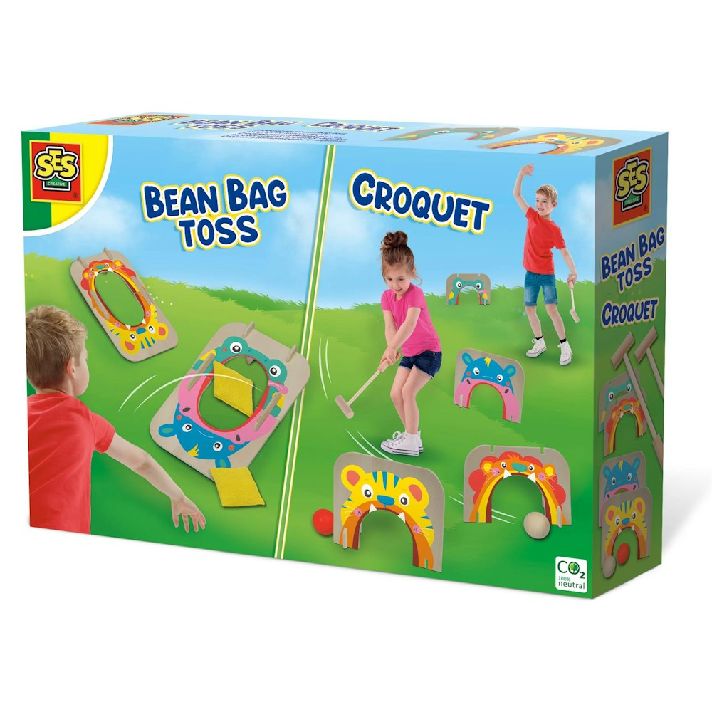 SES Creative Croquet And Bean Bag Toss