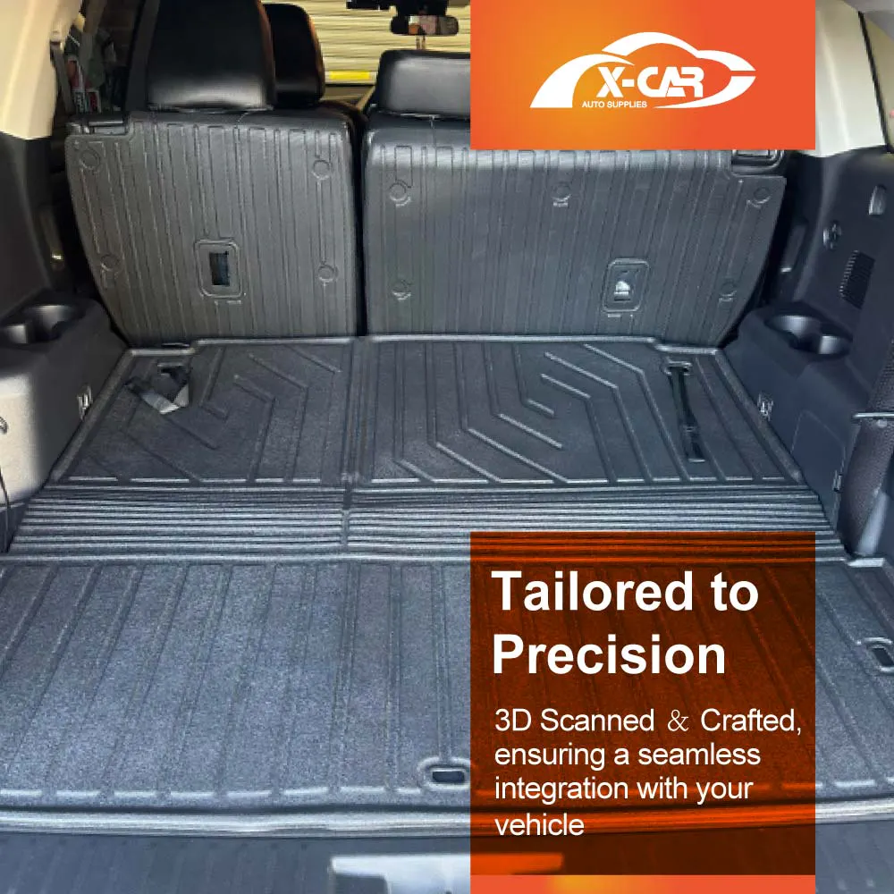 3D Floor Mats Boot Liner for Toyota Kluger 2021-Onwards All Weather Heavy Duty Cargo Car Trunk Luggage Tray
