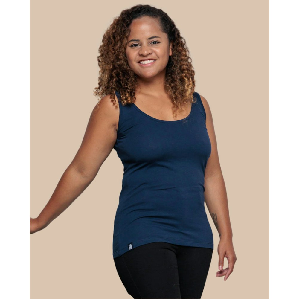 Bshirt Women's Vest In Navy