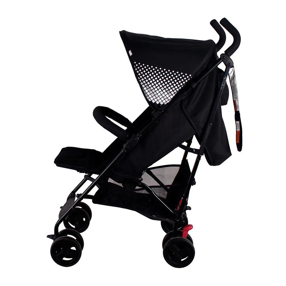 Bebe Care 107cm Mira DLX Stroller Pram Pushchair for Baby/Infant Toddler Black
