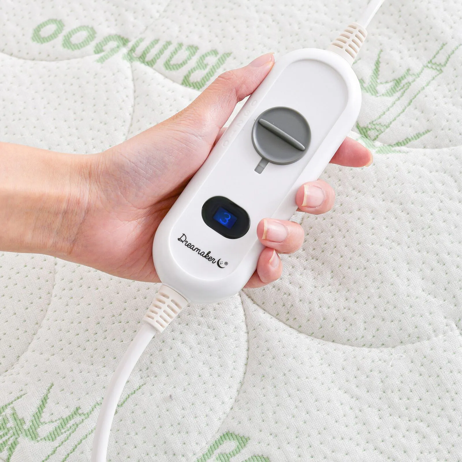 Dreamaker Bamboo Quilted Electric Blanket Queen Size