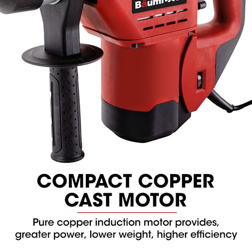 NNEMB 1500W Pro-Grade Electric Rotary Jackhammer Hammer Drill-with 2 Bonus Chisels-3 Drill Bits NNEMB 1500W Pro-Grade Electric Rotary Jackhammer Hammer Drill-with 2 Bonus Chisels-3 Drill Bits