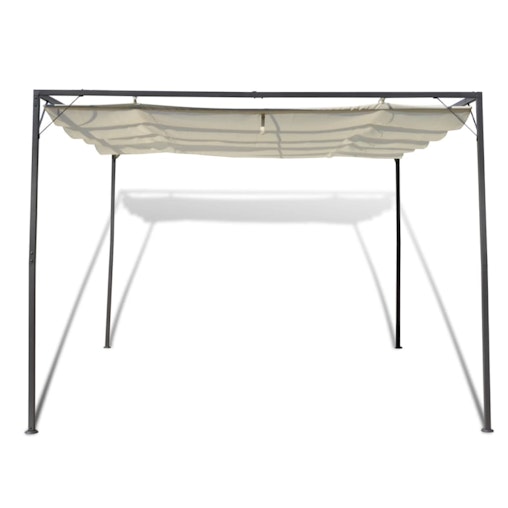 NNEVL Garden Gazebo with Retractable Roof Canopy NNEVL Garden Gazebo with Retractable Roof Canopy