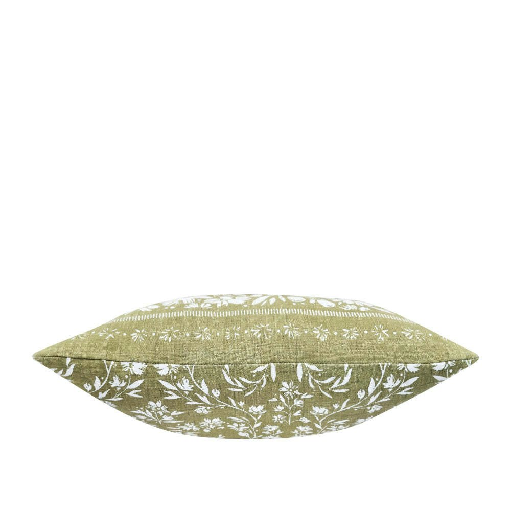 J.Elliot Home Kennedy Cushion 50x50cm Olive & Ivory Modern Home/House Decor