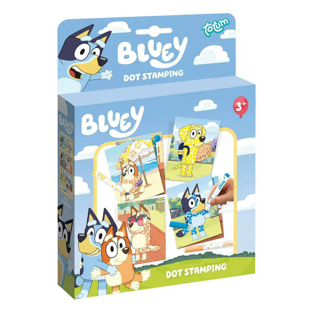 Totum Bluey Dot Stamping
