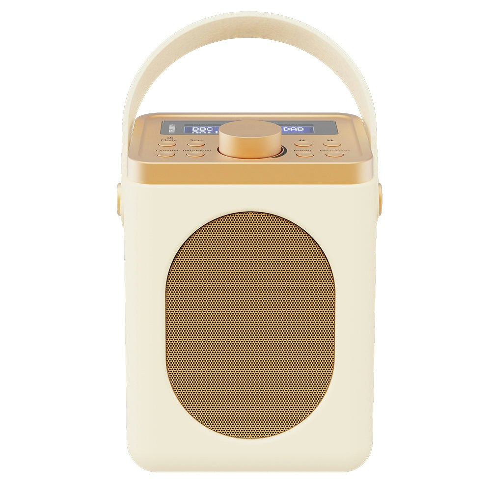 Majority Little Shelford Bluetooth & DAB Radio with Bluetooth-Cream-2PK