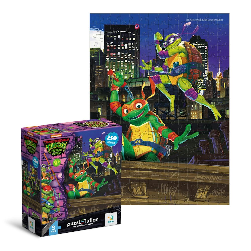 Dodo Dodo Puzzlution Tmnt Donatello & Michelangelo 250-piece Jigsaw Puzzle