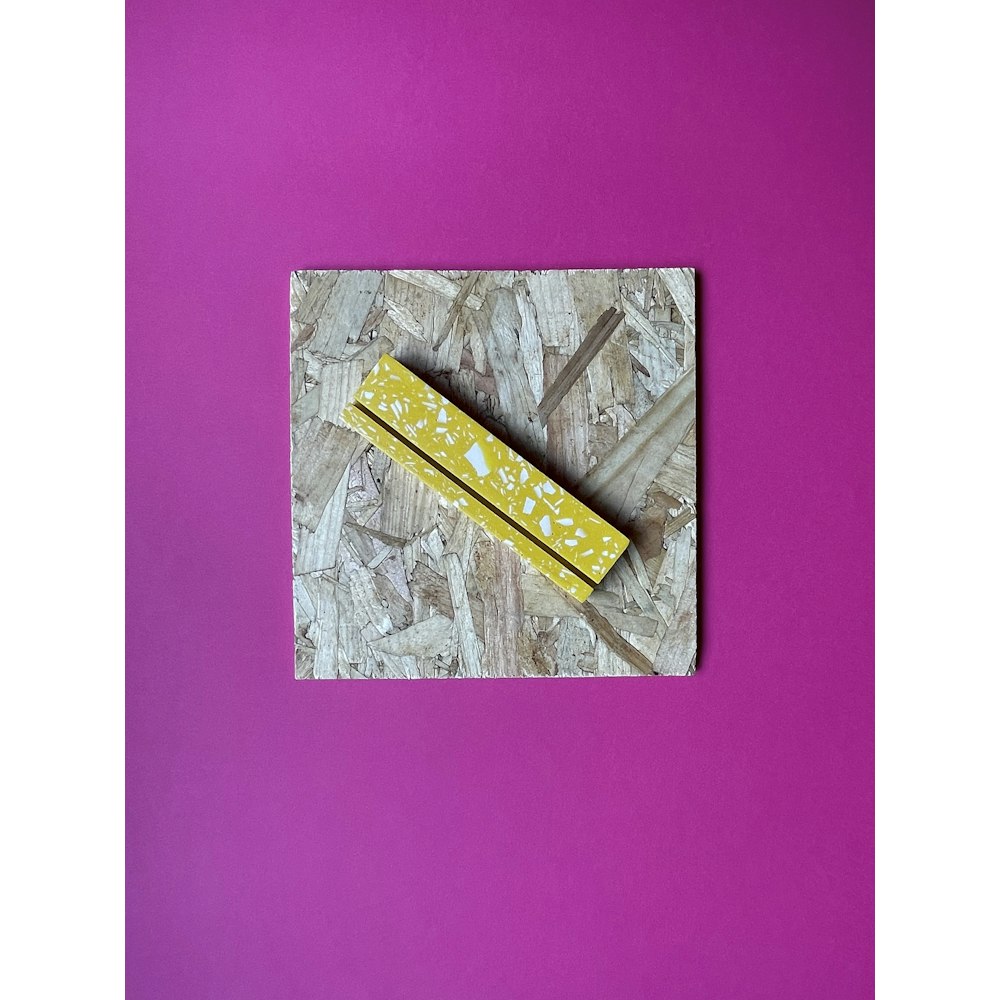 Smudge Creations Mustard Terrazzo Photo/print Stand