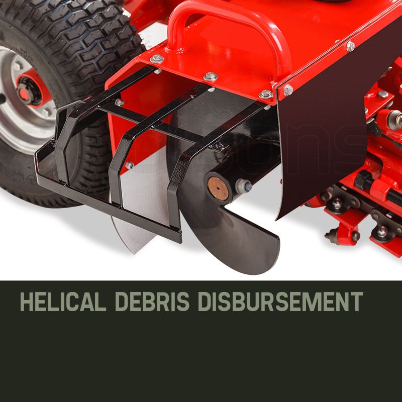 NNEMB Trencher 550mm / 24 Trench Ditch Digger 4-stroke Petrol Chain Driven image number null