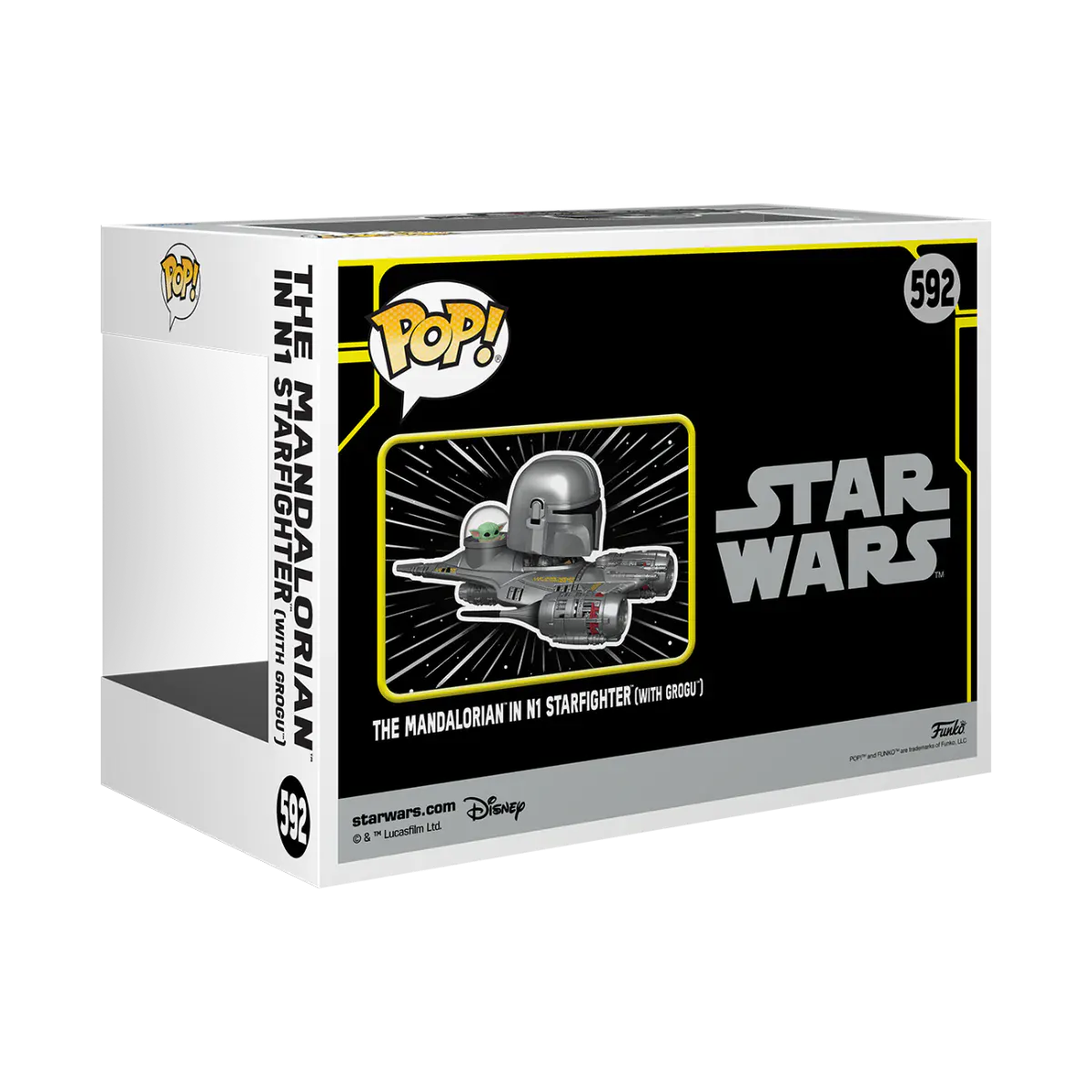 Star Wars - The Mandalorian and Grogu in N1 Starfighter US Exclusive Pop! Ride