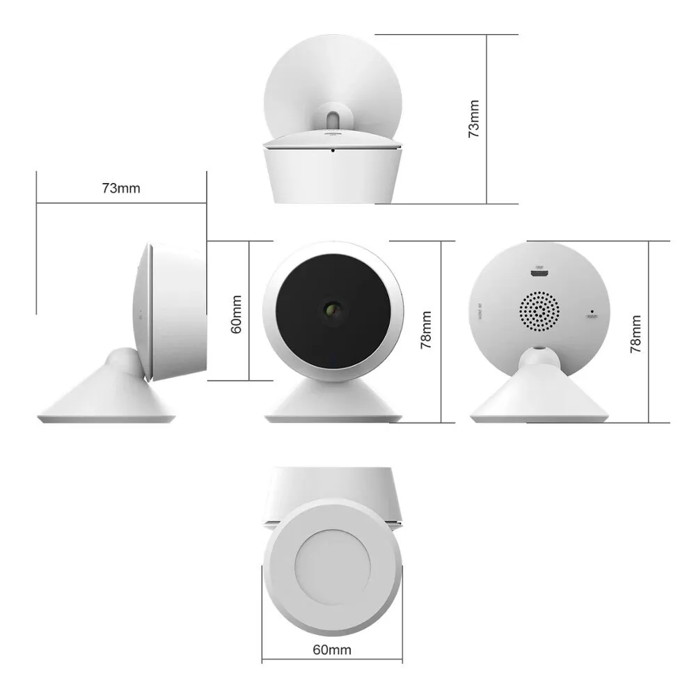 Laxihub WiFi Mini Full HD 1080P CCTV Home Wireless Security Camera/Baby Monitor