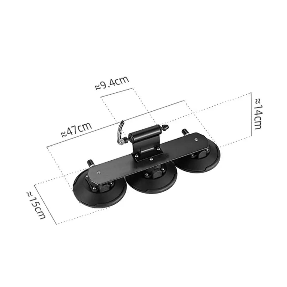 AKEZ Quick Installation Bike Carrier for 1 Bicycle Bike Suction Cup Roof Rack - Black