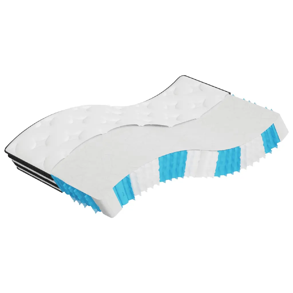 Pocket Spring Mattress Medium 107x203 cm King Single Size 372916 Pocket Spring Mattress Medium 107x203 cm King Single Size 372916
