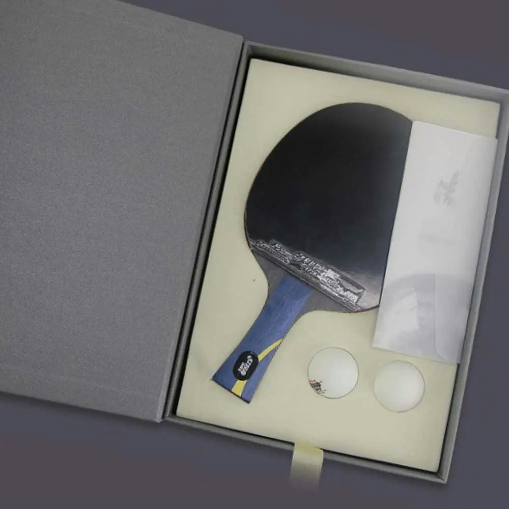 DHS HURRICANE Table Tennis Racket Gift Box-Hao Wang/Ping Pong Paddle Gift Box