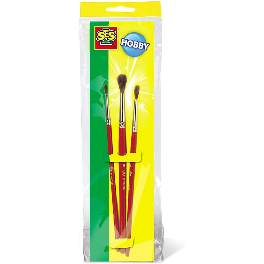 SES Creative Brush Set 3 Pieces