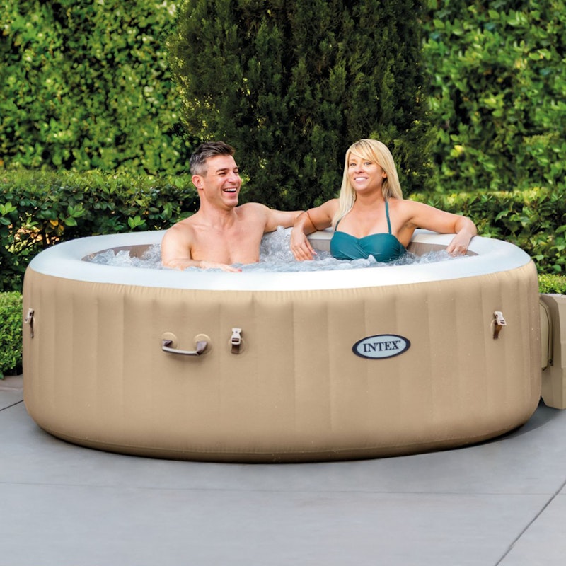 Intex PureSpa Bubble Massage Inflatable Hot Tub - 4-Person image number null