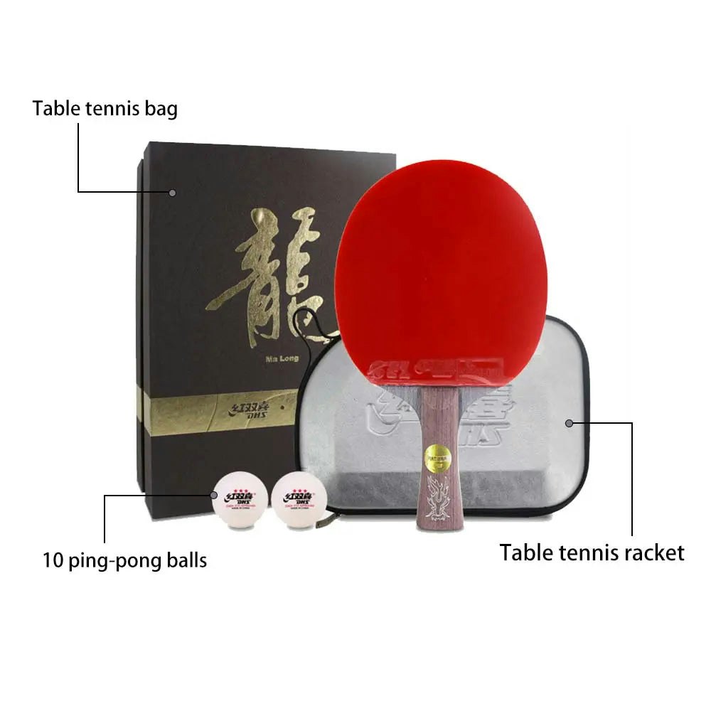 DHS Dragon Tennis Racket Gift Box/ Ping Pong Racket Paddle