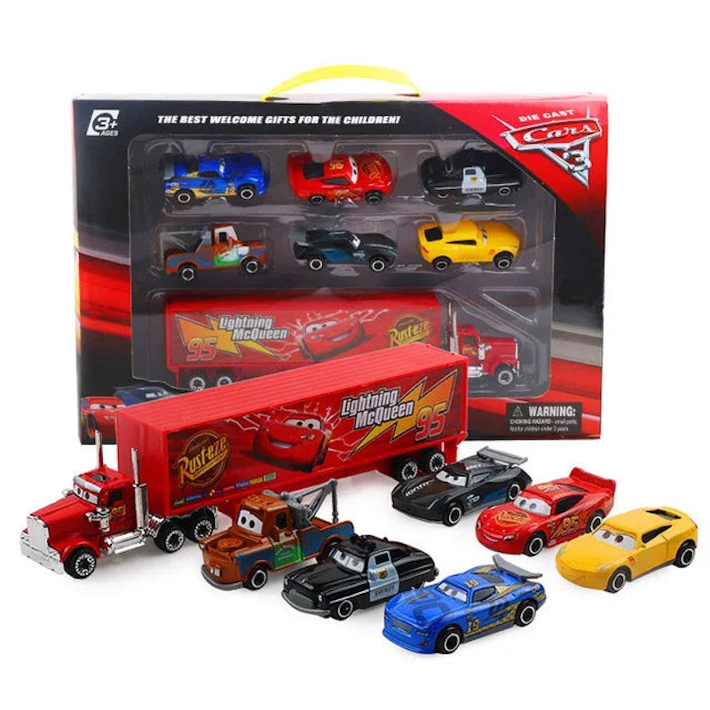 NNEOBA Disney Pixar Cars Diecast Toy Set (7PCS) image number null